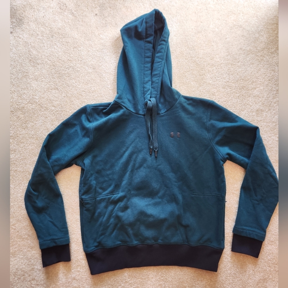dark green under armour hoodie